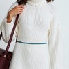 Unique Bargains Pearl Braiding Woven Rope Belt 1 Pc - 2 of 4
