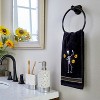 2pc Juggling Skeleton Hand Towel Set - SKL Home: Cotton Jacquard, Midweight, Machine Washable, 25"x16" - 2 of 3