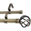 Urbanest Zeffoli Manhattan 1-inch 3-4 inch Double Drapery Curtain Window Rod Set - 4 of 4