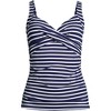 Lands' End Women's Wrap Underwire Tankini Top Swimsuit - 3 of 4