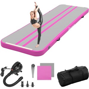 WARMOUNTS 13FT Inflatable Gymnastics Mat Air Track Tumbling Mat with Electric Pump - 1 of 4