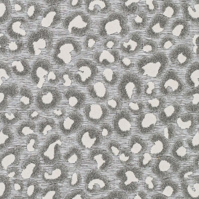 Gray Geometric Hand-knotted Synthetic Fur Area Rug 5' x 7'