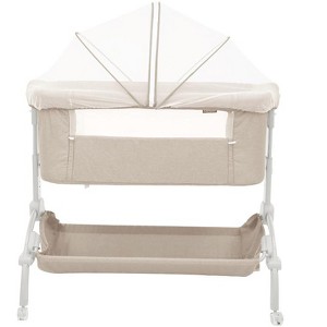 Movable Bedside Crib Bedding for Newborns, Spliced Large Bed, Co-Sleeping for Mother and Baby, Night Care, Anti-Fall, Multifunctional - 1 of 1