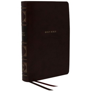 Nkjv, Reference Bible, Classic Verse-By-Verse, Center-Column, Leathersoft, Black, Red Letter Edition, Comfort Print - by  Thomas Nelson - 1 of 1