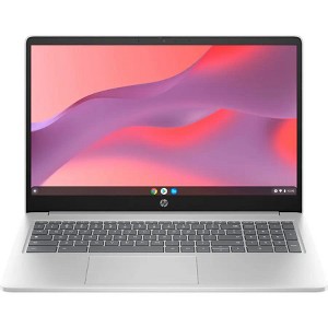 HP Chromebook 15.6” HD Laptop, Intel Processor N200, 8GB RAM, 64GB eMMC, Chrome OS - 1 of 4