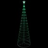 Northlight LED Lighted Christmas Tree Show Cone Outdoor Decoration - 9' - Green Lights - image 3 of 4