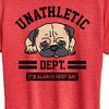 Women's - Instant Message - Unathletic Department Pug Short Sleeve Graphic T-Shirt - 2 of 4