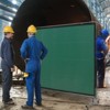 VEVOR Welding Screen with Frame, 6' x 8' Welding Curtain Screen, Flame-Resistant Vinyl Welding Protection Screen on 4 Swivel Wheels, Green - 2 of 4