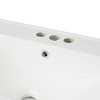 NicBex 30" Bathroom Storage Cabinet with Sink Bathroom Cabinets with 2 Spacious Cabinet Doors, 1 Open Shelf for Bathroom, White - 4 of 4