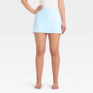 Women's Everyday Soft Mid-Rise Skort 14.5" - All In Motion™ - 1 of 4