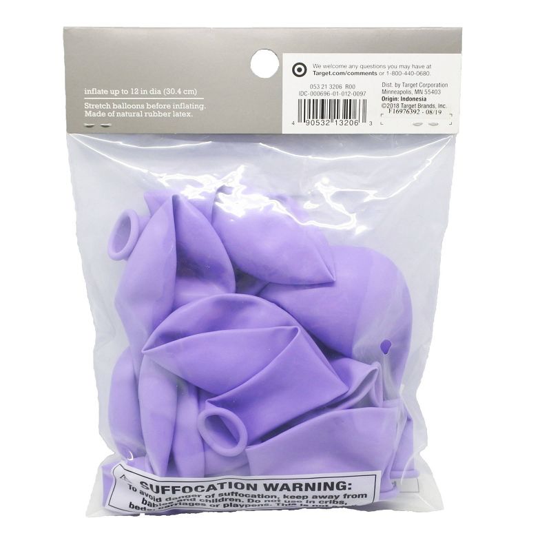 15ct Lavender Balloons - Spritz&#8482;, 3 of 5