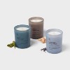 3pk Candle Gift Set Lavender and Eucalyptus + Aloe and Bergamot + Vetiver and Cedarwood - Threshold™ - 3 of 3