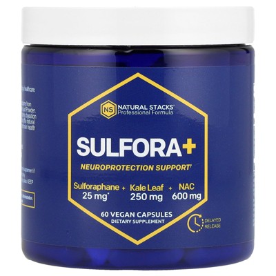 Natural Stacks Sulfora+, 60 Vegan Capsules