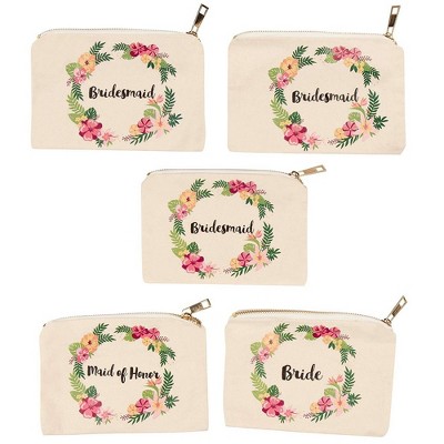 bridal party makeup bags