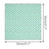 INSPIRE CHIC Women's Floral Printed Blended Cotton Small Square Neck Scarves 21.7x21.7" 1Pc - 3 of 4