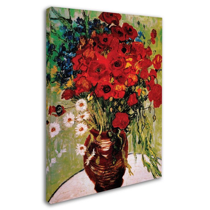 24&#34; x 32&#34; Daisie &#38; Poppies by Vincent Van Gogh - Trademark Fine Art, 3 of 7