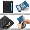 Wikineon Mens Wallet Slim Bifold RFID Blocking Thin Credit Card Holder Genuine Leather Minimalist Front Pocket Wallets - 3 of 4
