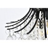Elegant Lighting Toureg 19 inch black flush mount - 4 of 4