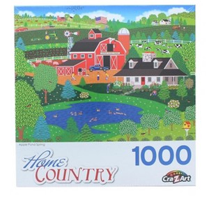 Cra-Z-Art Apple Pond Spring 1000 Piece Jigsaw Puzzle - 1 of 4