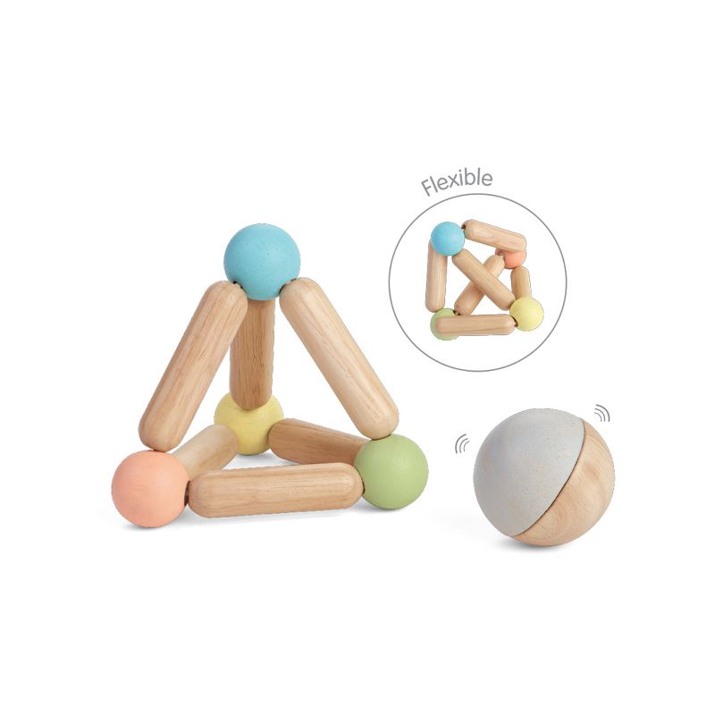 Plantoys| Triangle Clutching Toy - Pastel Series, 2 of 9