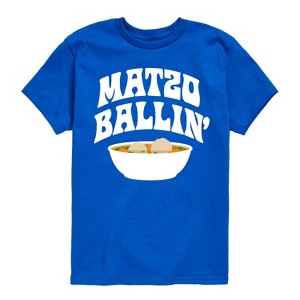 Boys' - Instant Message - Matzo Ballin Short Sleeve Graphic T-Shirt - 1 of 4