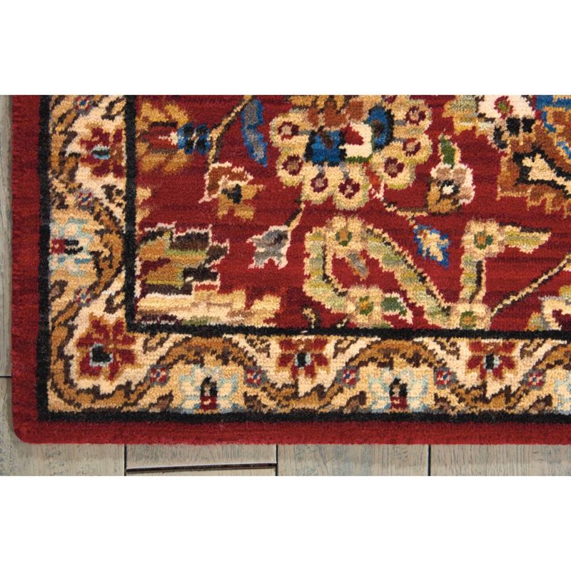 Nourison Timeless Red Area Rug TML17, 4 of 6