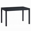 VYNXARIA Modern Contemporary Black Finish Dining Table 1pc Wooden Dining Kitchen Furniture£¬Black - 2 of 4