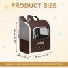 Unique Bargains Pet Portable Travel Backpack Carrier for Small Large Cat Pet Dogs - 2 of 4