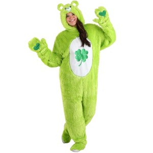 HalloweenCostumes.com Care Bears Classic Good Luck Bear Plus Size Costume - 1 of 4