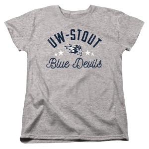 Women's University Of Wisconsin Stout Blue Devils T-Shirt - 1 of 4