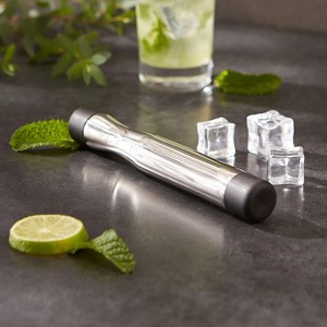 Stainless Steel Hand Held Mojito Muddler - Silver - 1 of 1