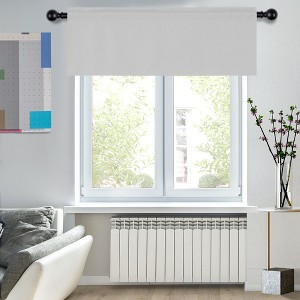 Deconovo Room Darkening Rod Pocket Window Valance – 1 Panel - 1 of 4