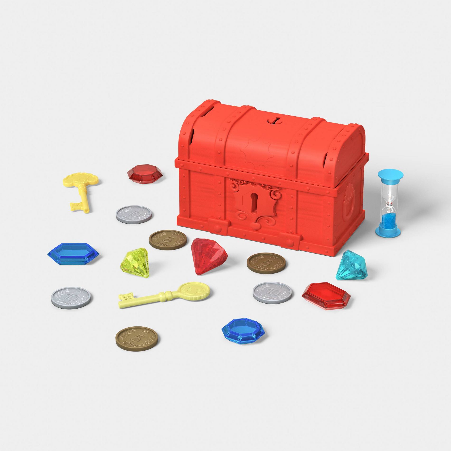 Treasure Chest with Key Dive Toys 17pc - Sun Squad™