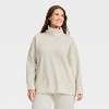 Women's Airy Sleek Funnel Neck Sweatshirt - All In Motion™ - 4 of 4