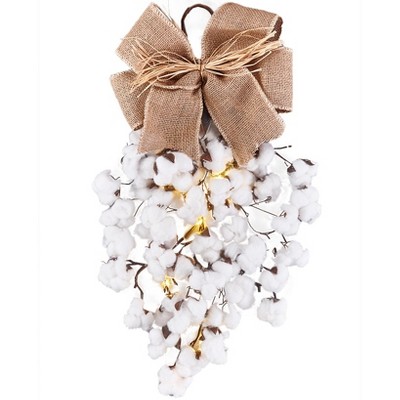 The Lakeside Collection Country Cotton Boll Decor