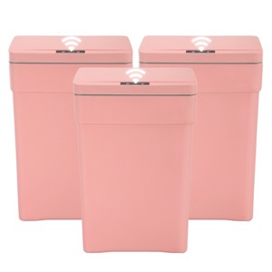 BestMassage 13 Gallon Automatic Touchless Trash Can Kitchen Garbage Can with Lid and Resistant Finish and Odor Control - 1 of 4