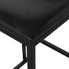NicBex Dining Chairs Set of 2 Side Chair Counter Height Barstools with Back Modern Armless Metal Legs and Footrest for Kitchen Island - 2 of 4
