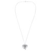 Dicksons I Have You in My Heart Locket Women's 20 Inch Silver Plated Everyday Pendant Necklace in Jewelry Box with Sentiment Card - 2 of 4