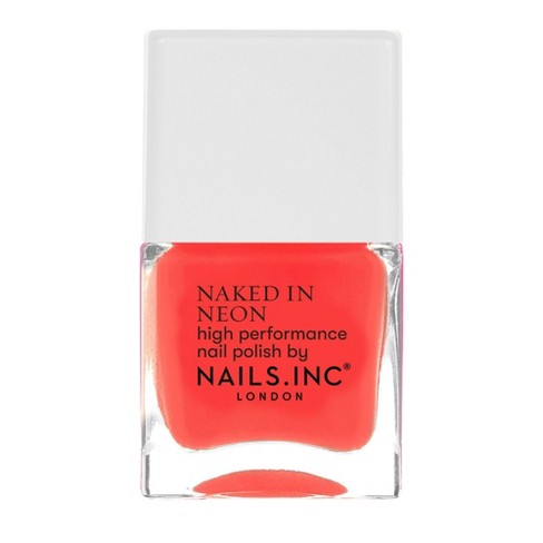 American Apparel Neon Coral nail polish review