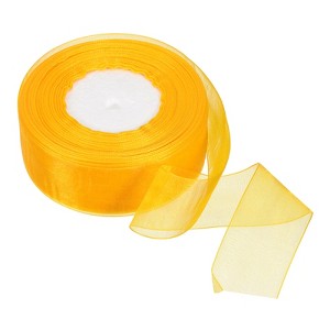 Unique Bargains Soft DIY Crafts Wedding Gift Wrapping Sheer Organza Ribbon - 1 of 4