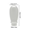 Unique Bargains Portable Hair Brush W/ Strap Silicone Pump Bottle 1 Pc - 4 of 4