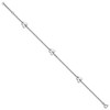 Black Bow Jewelry Stainless Steel Polished Butterfly Charms Anklet, 9-10 Inch - 2 of 4