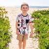 PATPAT Family Matching Outfits Disney Mickey and Friends T-Shirts Short Sleeve Graffiti Print Daddy and Son Matching Shirts - 3 of 4