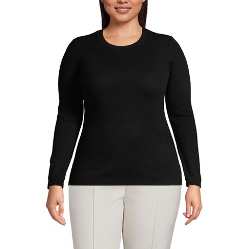 Lands end plus size cashmere sweaters best sale