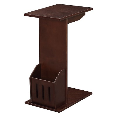 Designs2Go Abby Magazine C End Table Espresso - Breighton Home