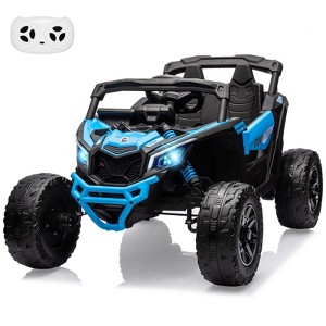 12V Ride on UTV Car, Licensed Can-Am Electric Off-Road UTV Car, Kids Truck Remote Control, Large Seat, Ride on Toy for Kids - 1 of 4
