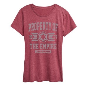 Women's - Star Wars - Property Of Empire Short Sleeve Graphic T-Shirt - 1 of 4