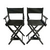 PAGED 2 Piece Outdoor Folding Chair Set Casual Home Director's Chair for adults for Garden, Balcony, Backyard - 2 of 4
