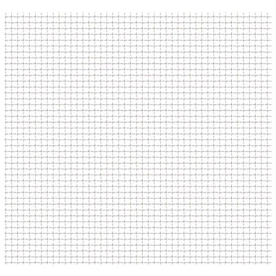 vidaXL Crimped Garden Wire Fence Stainless Steel 19.7"x19.7" 0.4"x0.4"x0.1"