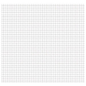 vidaXL Crimped Garden Wire Fence Stainless Steel 19.7"x19.7" 0.4"x0.4"x0.1" - 1 of 3